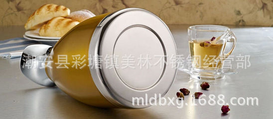 【不锈钢欧式咖啡壶 保温壶 保温瓶 多彩壶】价格,厂家,图片,餐具套装,潮安县彩塘镇美林不锈钢经营部-